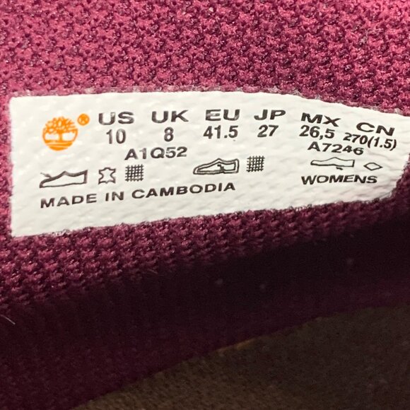 Timberland Womens Size 10 Mount Maddsen Mid Leather Waterproof Boot - Picture 6 of 8